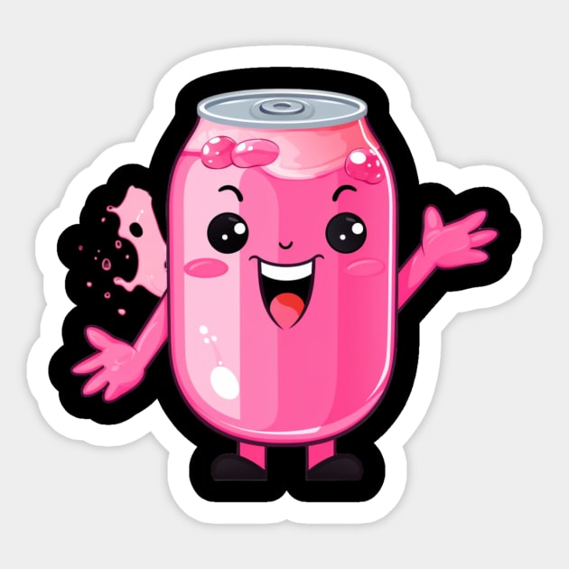 Soft drink cute T-Shirt cute giri Sticker by nonagobich